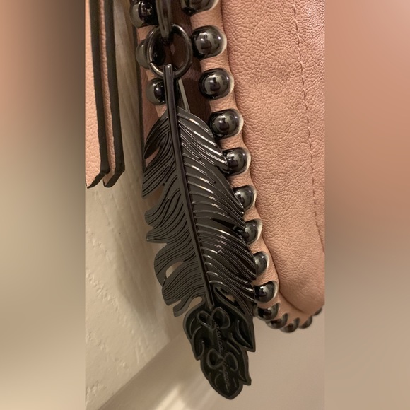 Pink Faux Leather Jessica Simpson Crossbody - Picture 7 of 9